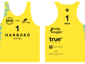Official NBVA Uniform Yellow Singlet - Season 2022/2023