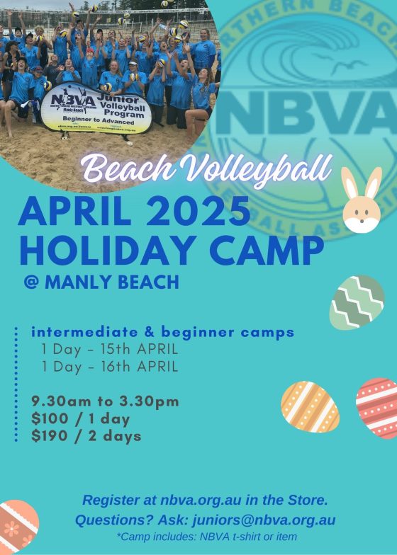 NBVA Junior Beach Camp – Apr 15 & 16 2025