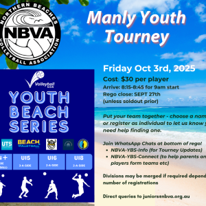 Youth Beach Series Tourney (Manly)