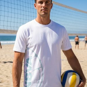 NBVA Ball Logo T-Shirt – White