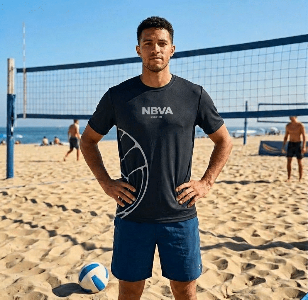 NBVA Ball Logo T-Shirt – Black
