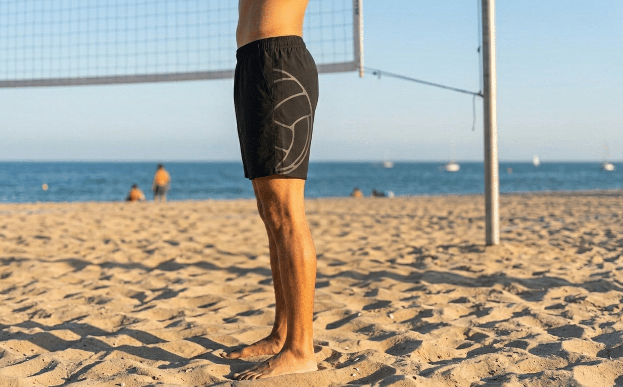 NBVA Volleyball Shorts – Black - Image 2