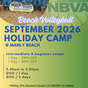 NBVA Junior Beach Camp - Sep 29 & 30th